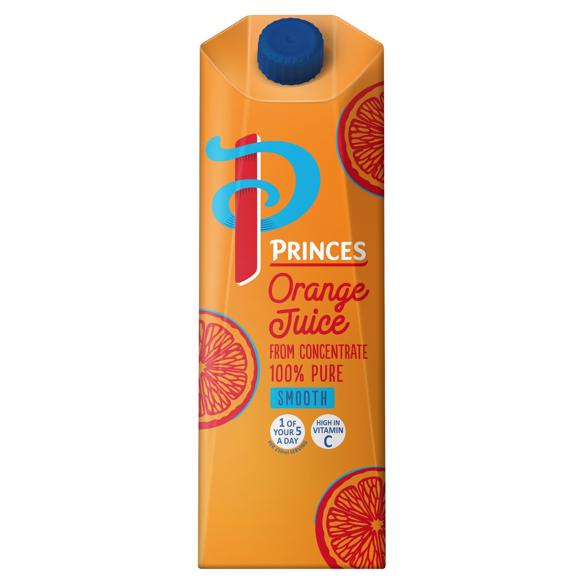 PRINCES PURE ORANGE JUICE1LX12
